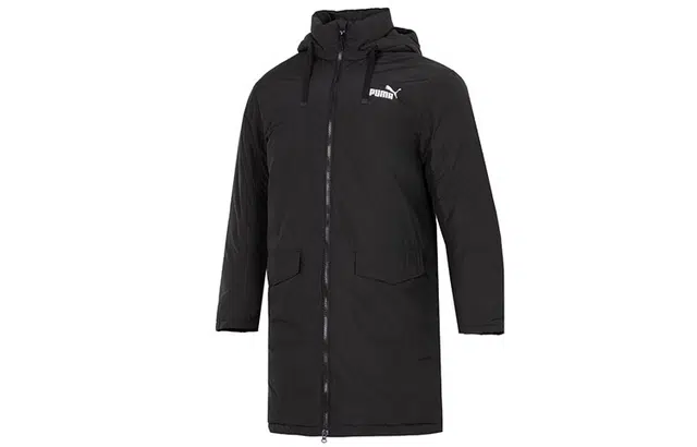 PUMA Long Down Jacket Black