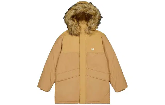 New Balance Parka Down Jacket Brown