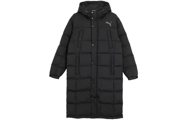 PUMA Long Down Jacket Black