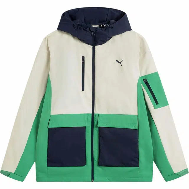 PUMA Hoodie Down Jacket Off White