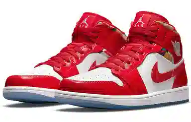 Jordan Mid Retro Basketball Red White