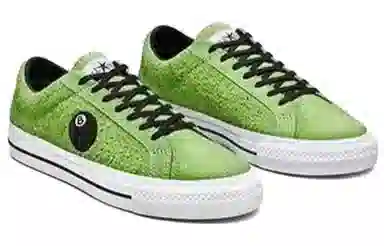 Stussy x Converse One Star Green Black