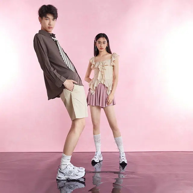 New Balance 530 White Silver Navy