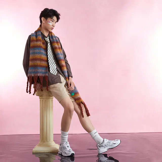 New Balance 530 White Silver Navy